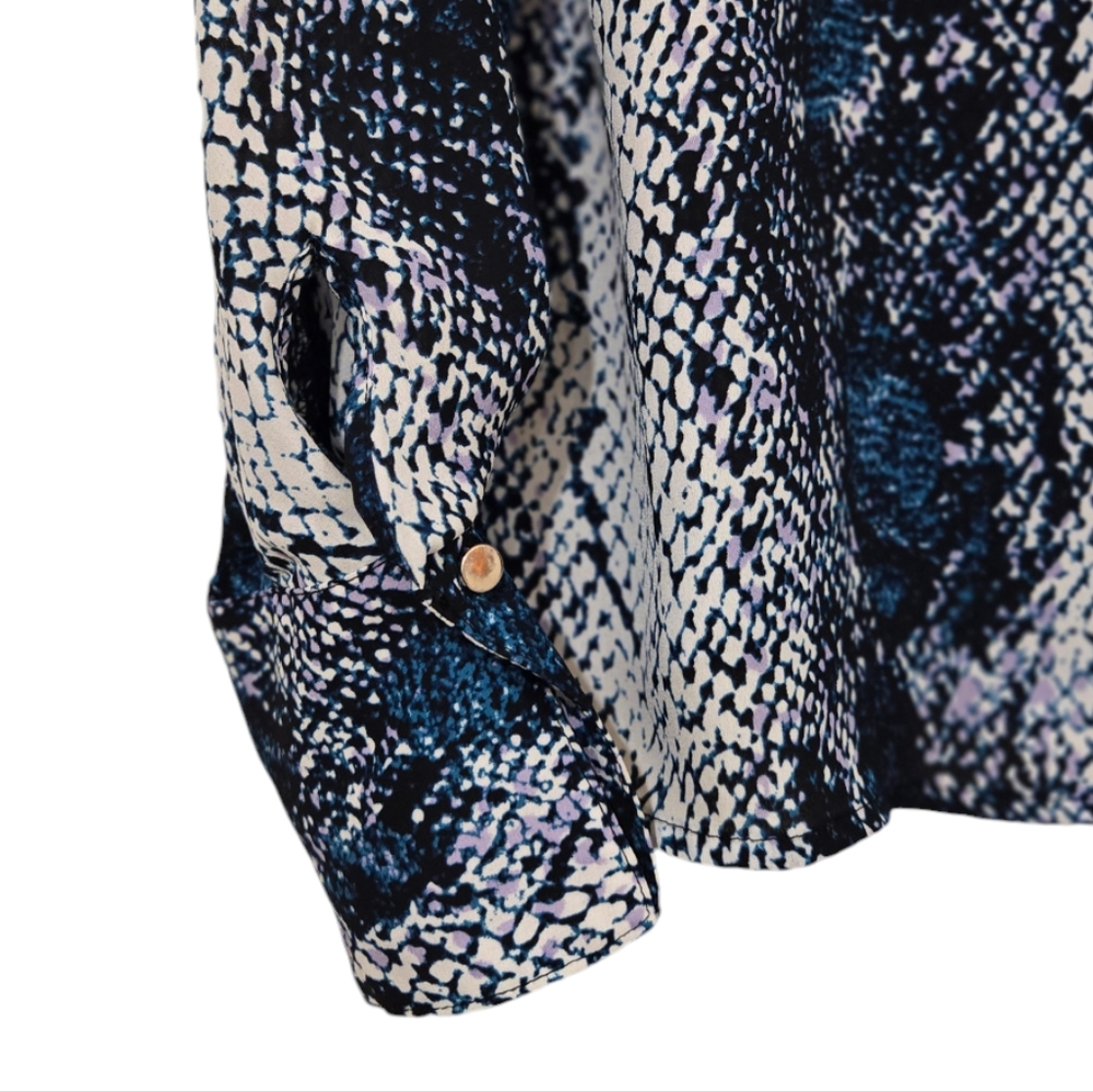WORTHINGTON 🐍 print blouse - Picture 5 of 7